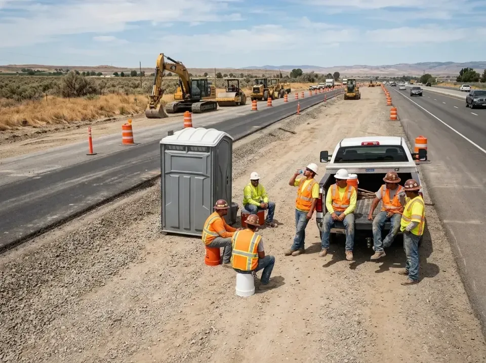 highway-road-construction-crew-007 — frequently asked questions, Porta Potty and Restroom Rentals in Walnut, CA